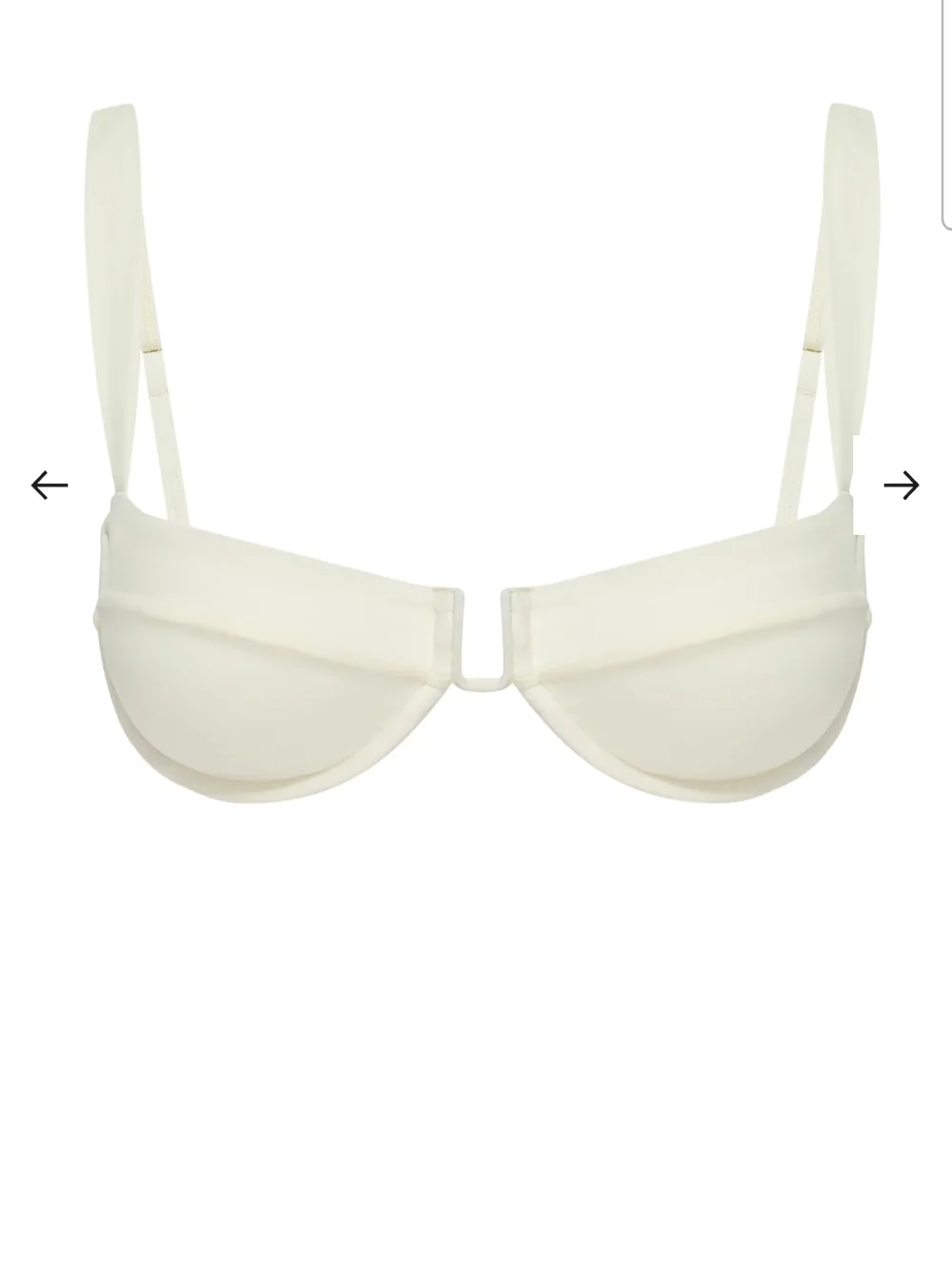 High-Waist Ivory Bikini Set - Women Swim - Picture 2 of 3